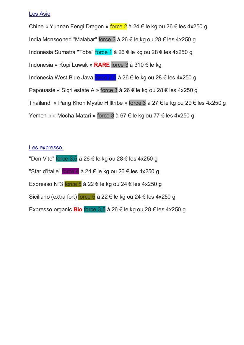 Liste cafes dispos 2024 3